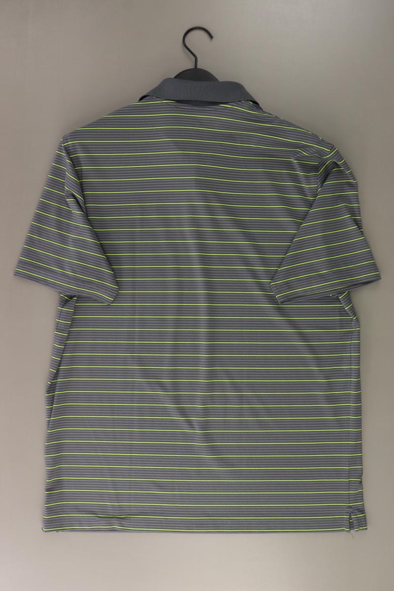 under armour Poloshirt für Herren Gr. L gestreift neuwertig Kurzarm grau