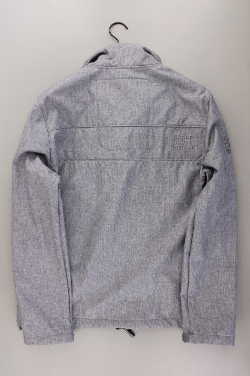 Superdry Lange Jacke für Herren Gr. XXXL neuwertig grau aus Polyester
