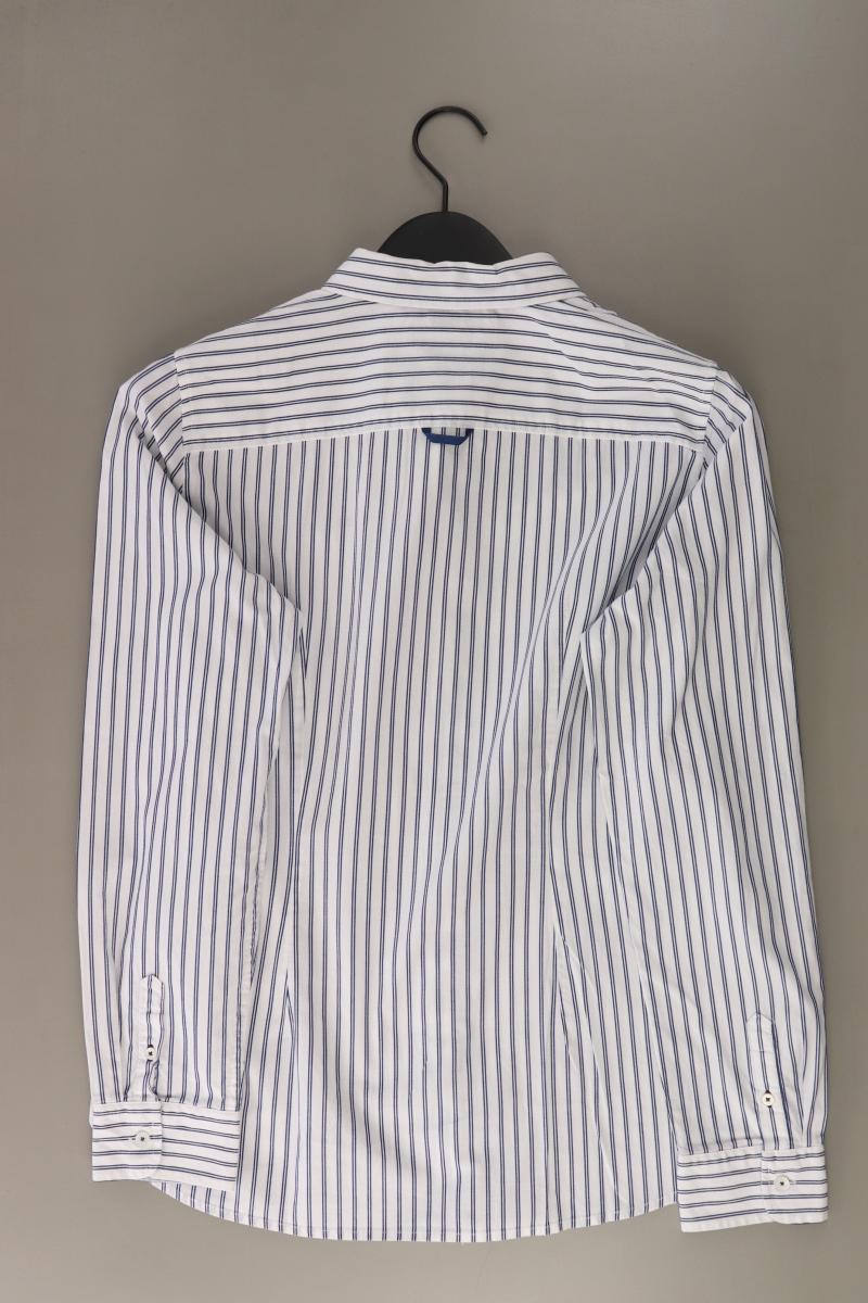 Tommy Hilfiger Langarmbluse Gr. UK 12 (M) gestreift weiß