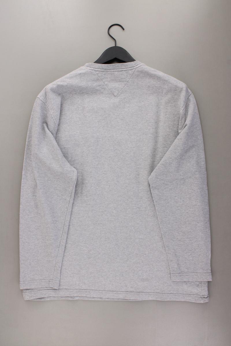Tommy Hilfiger Langarmpullover für Herren Gr. XL grau aus Baumwolle