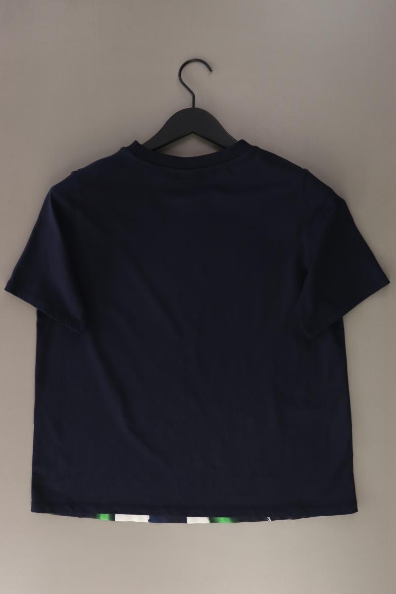 s.Oliver Kurzarmbluse Gr. 40 neuwertig blau aus Polyester