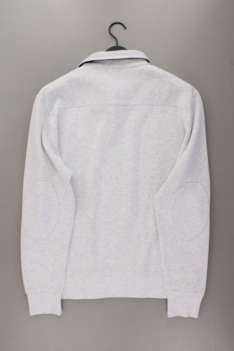 Gant Feinstrickpullover für Herren Gr. XL grau aus Baumwolle