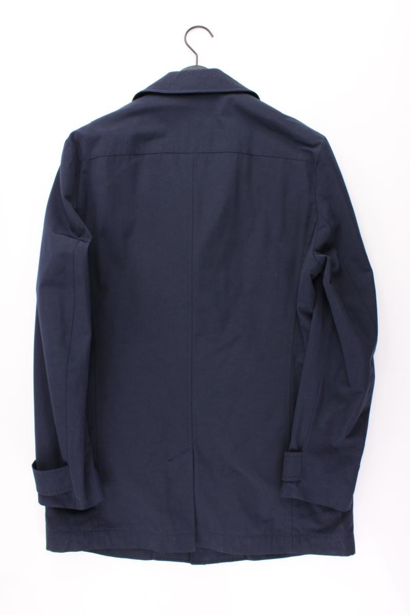 Hugo Boss Cabanmantel für Herren Gr. 52 neuwertig blau aus Polyester