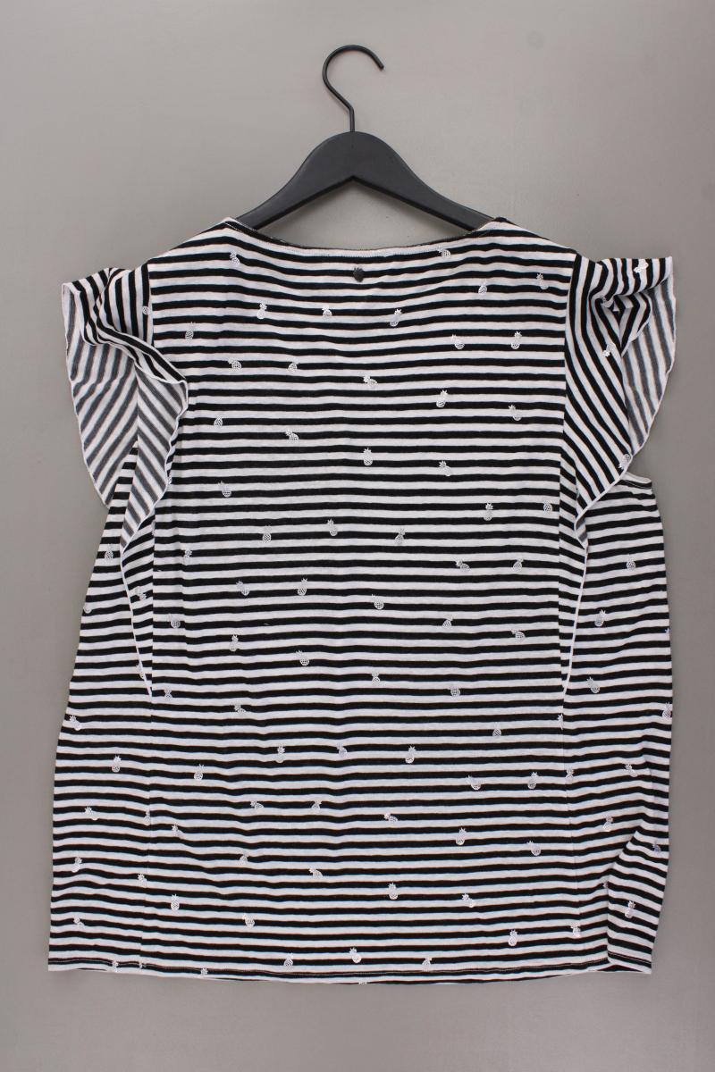 Bonita Ringelshirt Gr. XL gestreift Kurzarm schwarz