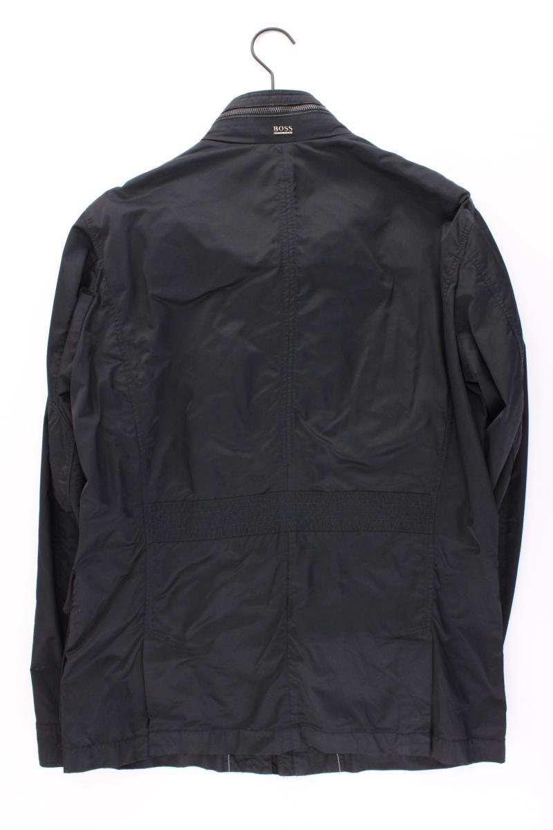 BOSS by Hugo Boss Übergangsjacke für Herren Gr. 50 schwarz aus Baumwolle