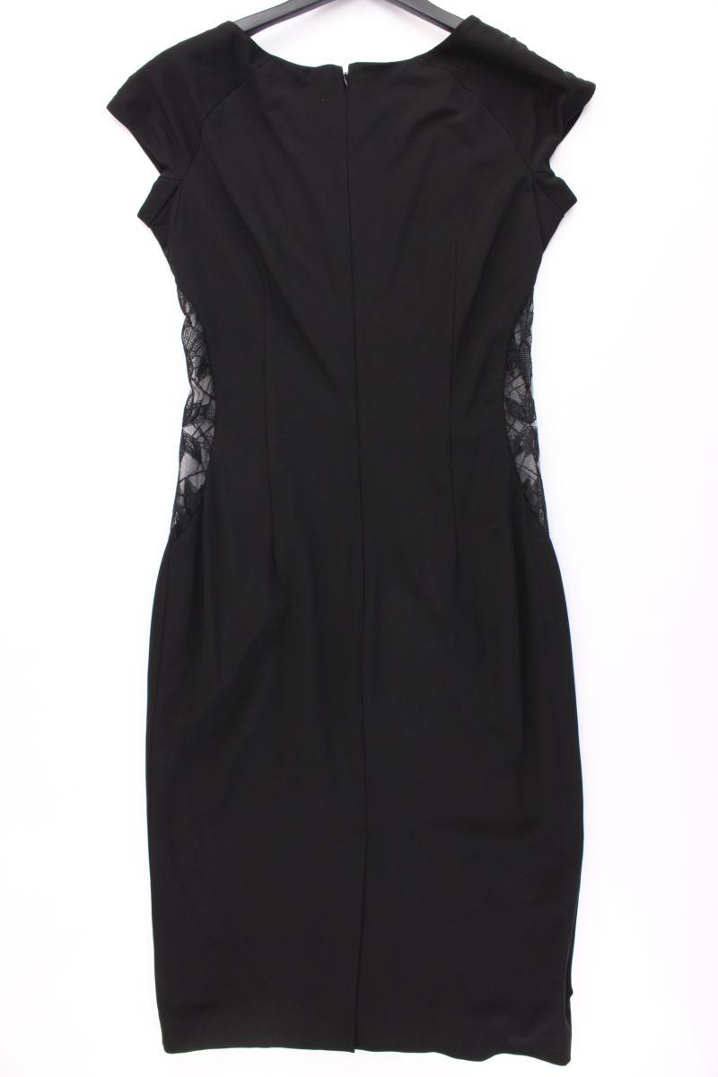Zuhair Murad Abendkleid Gr. IT 48 (L) neuwertig Kurzarm schwarz aus Viskose