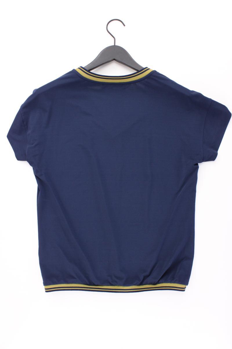 Expresso Kurzarmbluse Gr. M neuwertig blau aus Viskose