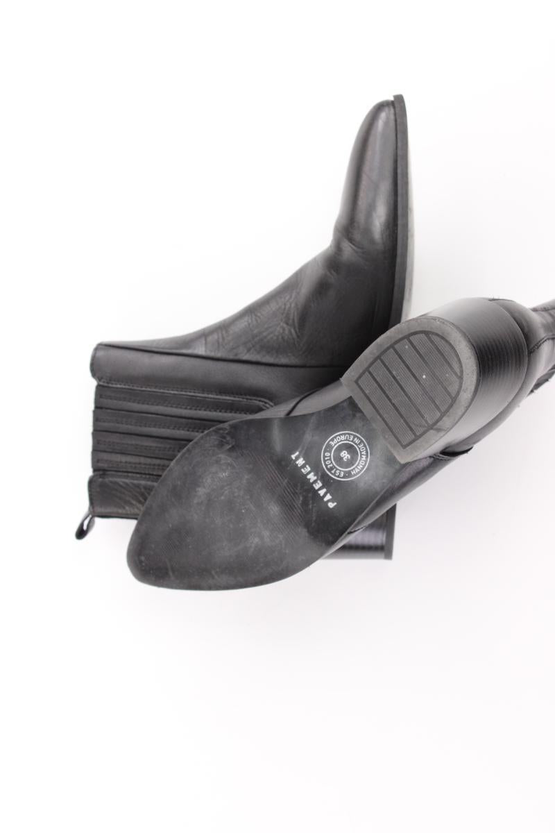Pavement Stiefeletten Gr. 38 schwarz aus Leder