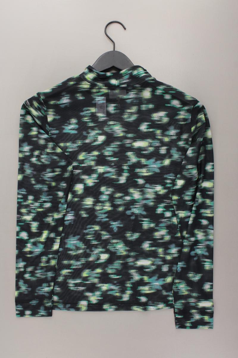 comma, Langarmbluse Gr. 40 neuwertig grün aus Polyester