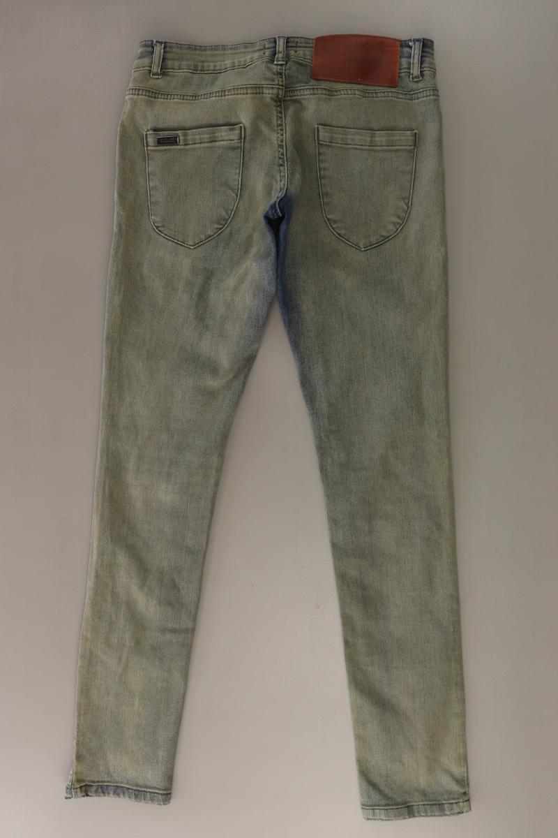 Les Eclaires Skinny Jeans Gr. W25 grün aus Baumwolle