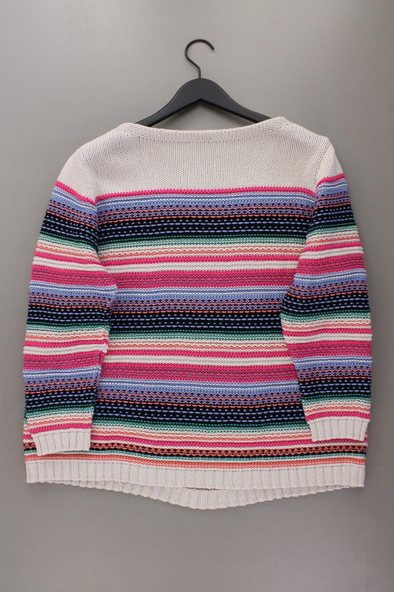 Mona Grobstrickpullover Gr. 52 gestreift mehrfarbig aus Baumwolle