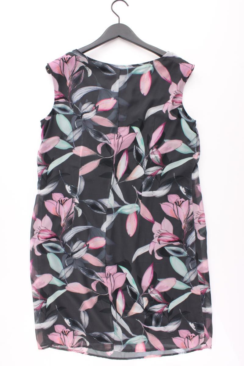 comma, Chiffonkleid Gr. 42 mit Blumenmuster Ärmellos lila aus Polyester