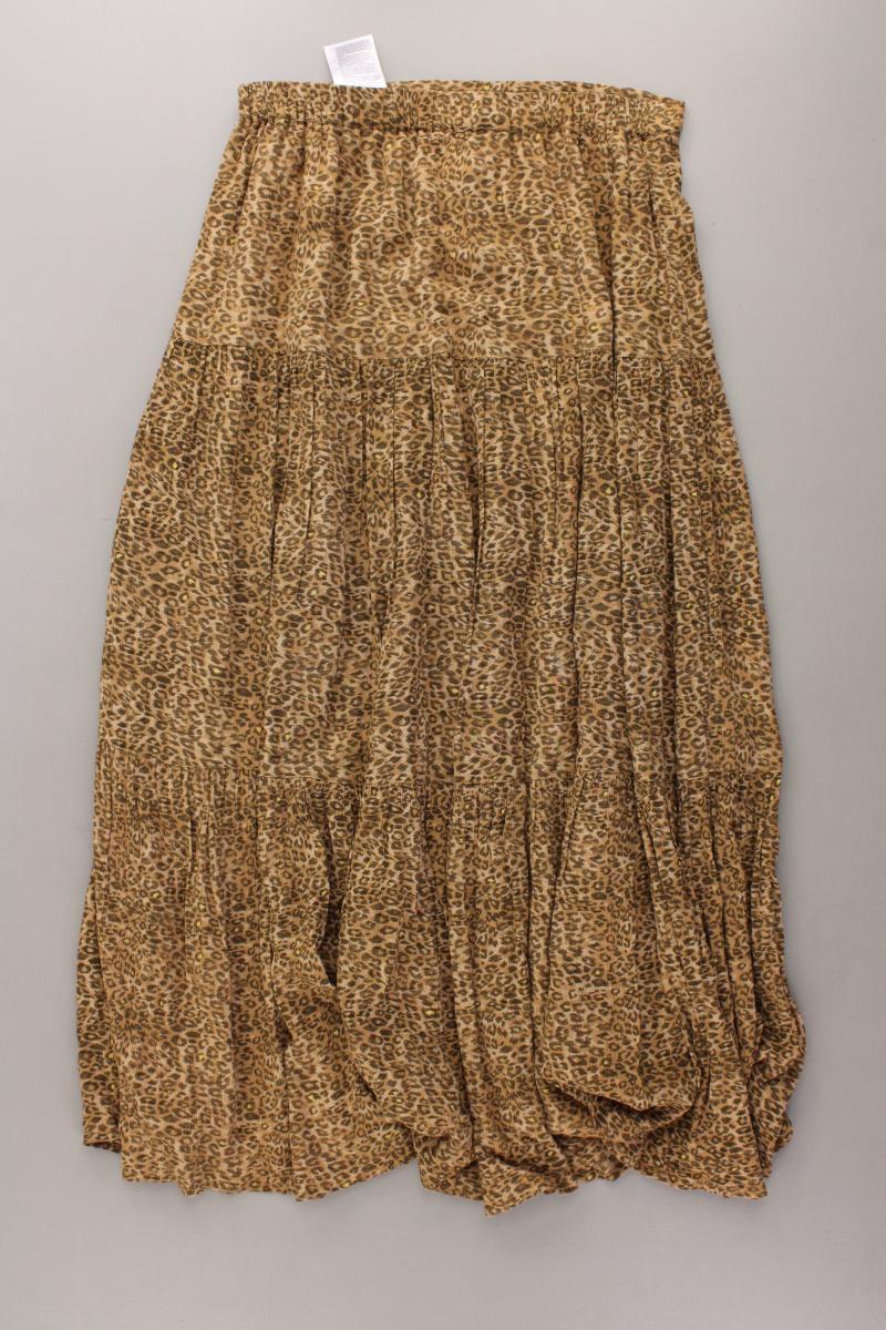 YAYA Maxirock Gr. 34 mit Tierdruck braun aus Viskose