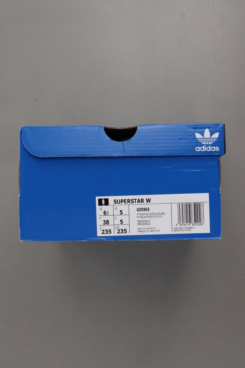 Adidas Superstar Sneaker Gr. 38 neu mit Etikett weiß aus Leder