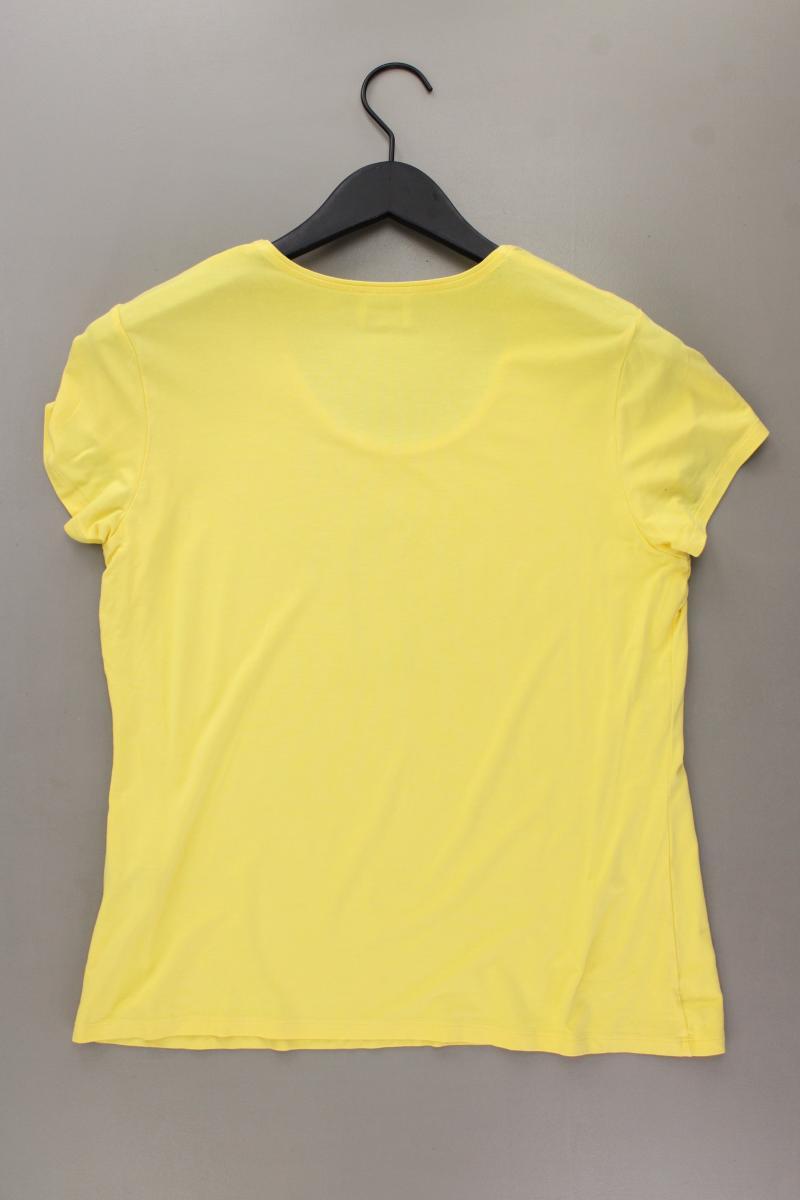 Madeleine T-Shirt Gr. 42 Kurzarm gelb aus Viskose