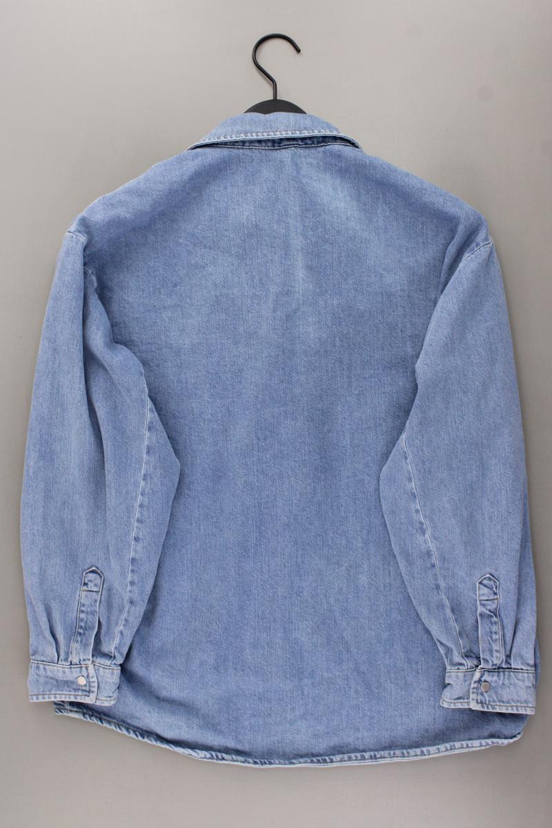 Only Jeanshemd Gr. M Langarm blau aus Baumwolle