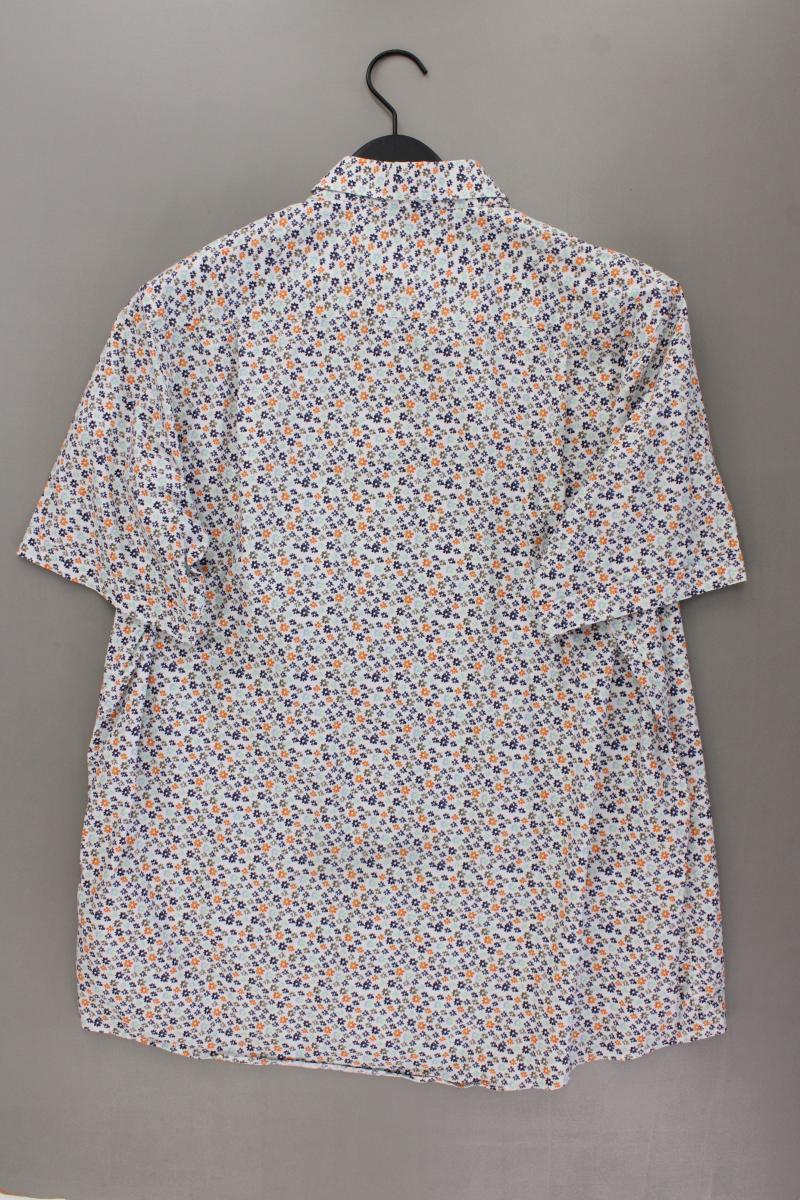 Casa Moda Kurzarmhemd für Herren Gr. Hemdgröße 43/44 mit Blumenmuster mehrfarbig