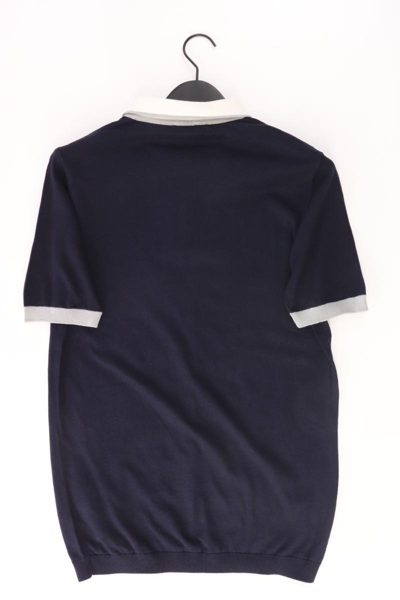 Altinyildiz Classics Poloshirt für Herren Gr. L Kurzarm blau aus Baumwolle