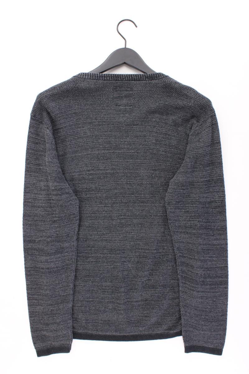Garcia Jeans Feinstrickpullover für Herren Gr. XL grau aus Baumwolle