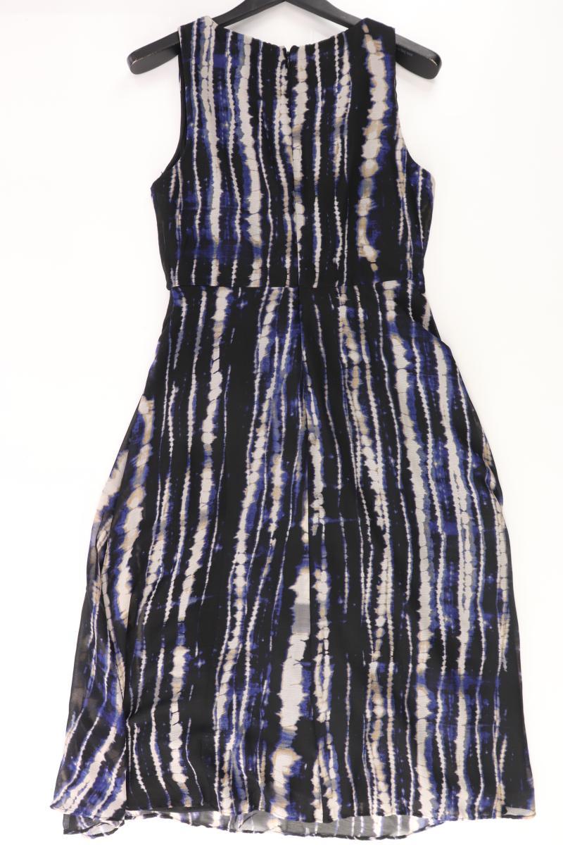 DKNY Midikleid Gr. 40 mit Gürtel Ärmellos blau aus Polyester