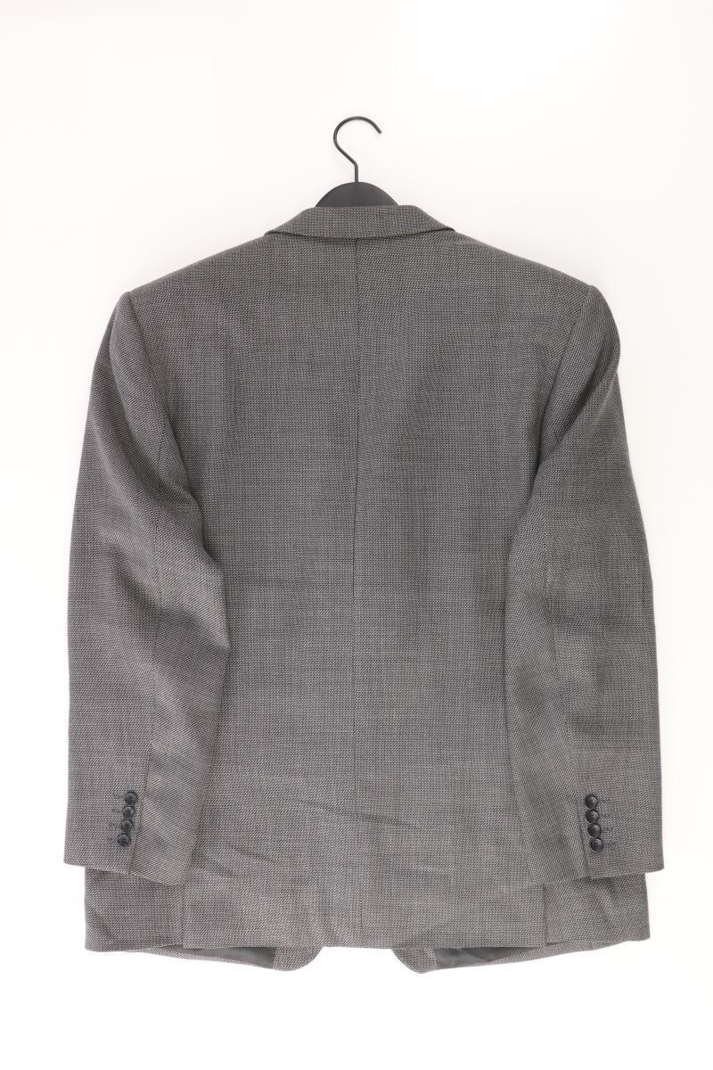 Christian Berg Wollsakko für Herren Gr. 56 grau aus Schurwolle