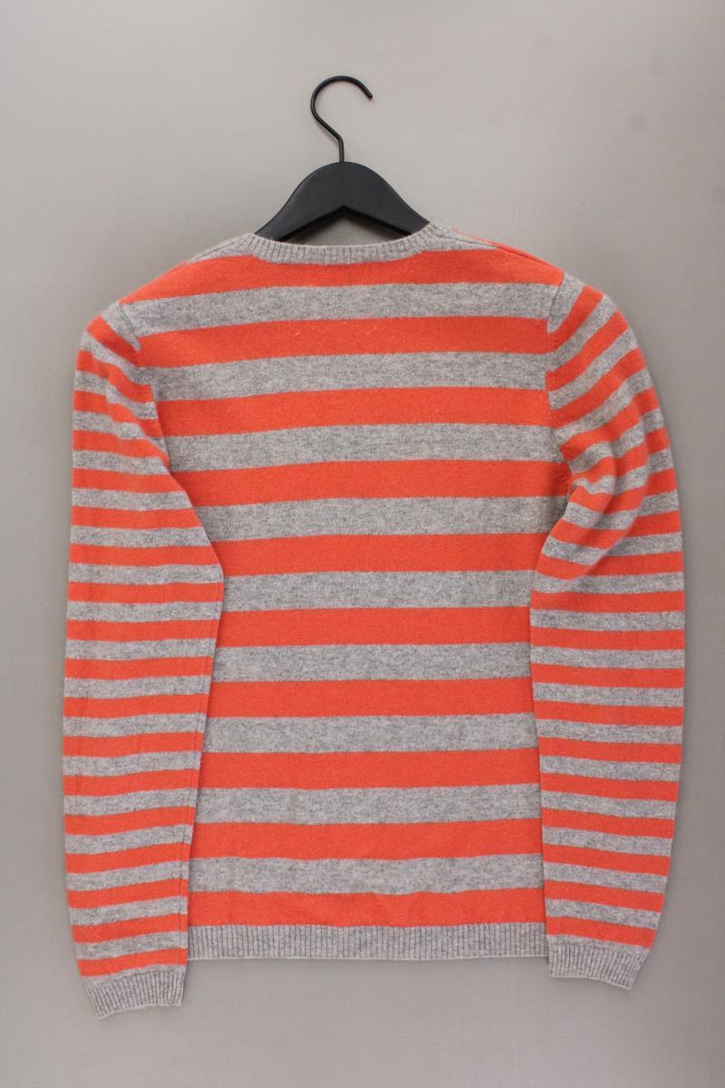 White T Cashmerepullover Gr. XL gestreift grau aus Kaschmir