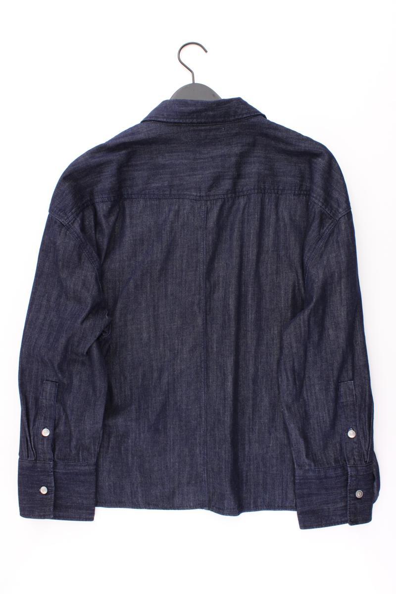 Zara Jeansbluse Gr. XXL Langarm blau