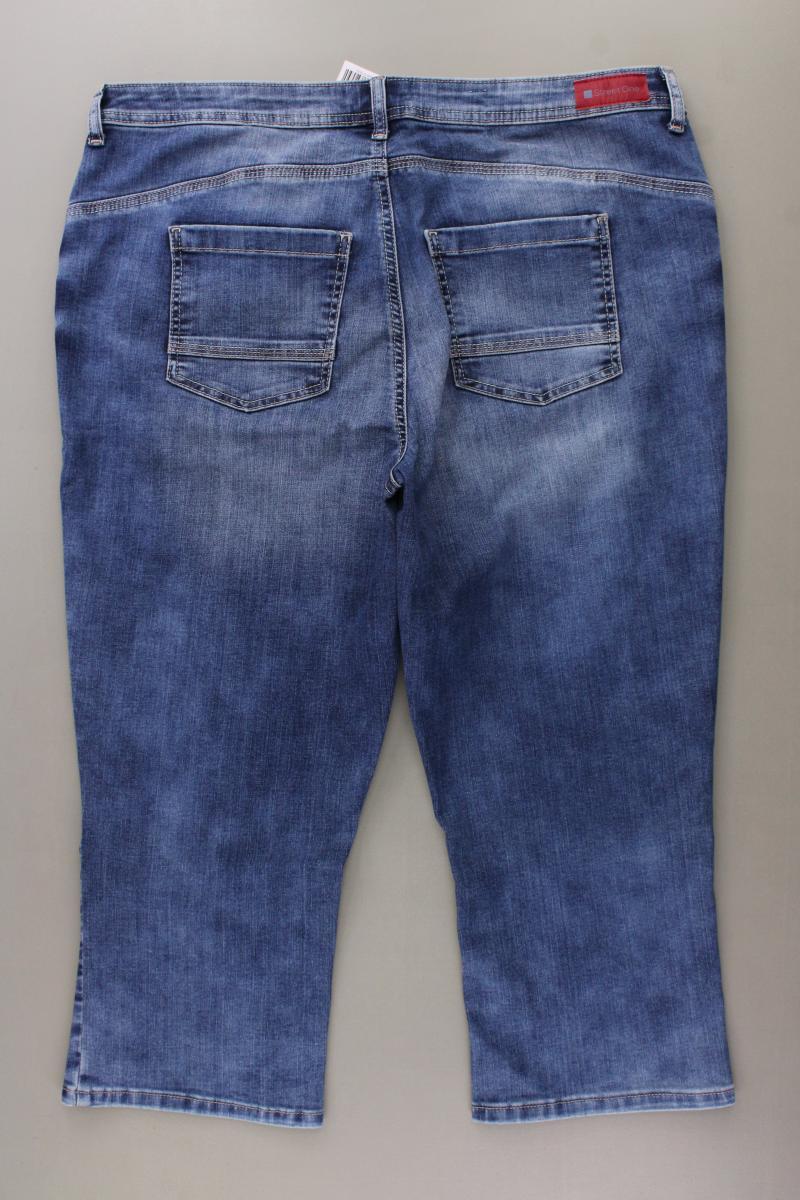 Street One 7/8 Jeans Gr. 46 mit Pailletten blau