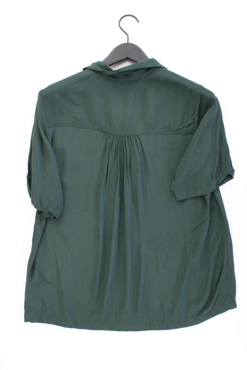 Esprit Kurzarmbluse Gr. L grün aus Viskose