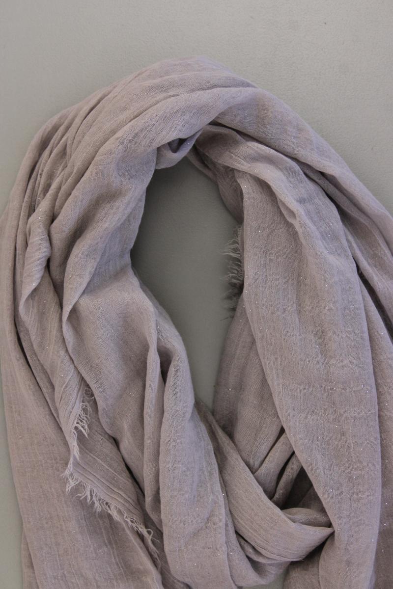 Tuch mit Glitzer grau