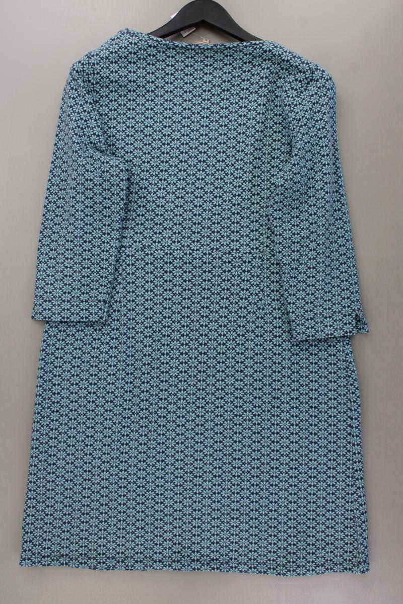 Sorgenfri Sylt Midikleid Gr. XL 3/4 Ärmel blau aus Baumwolle
