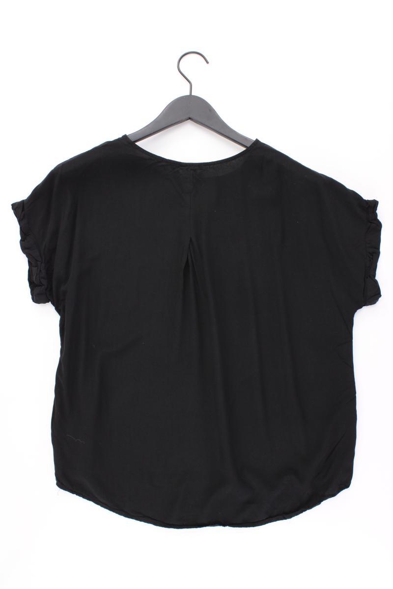 Montego Kurzarmbluse Gr. 44 schwarz aus Viskose