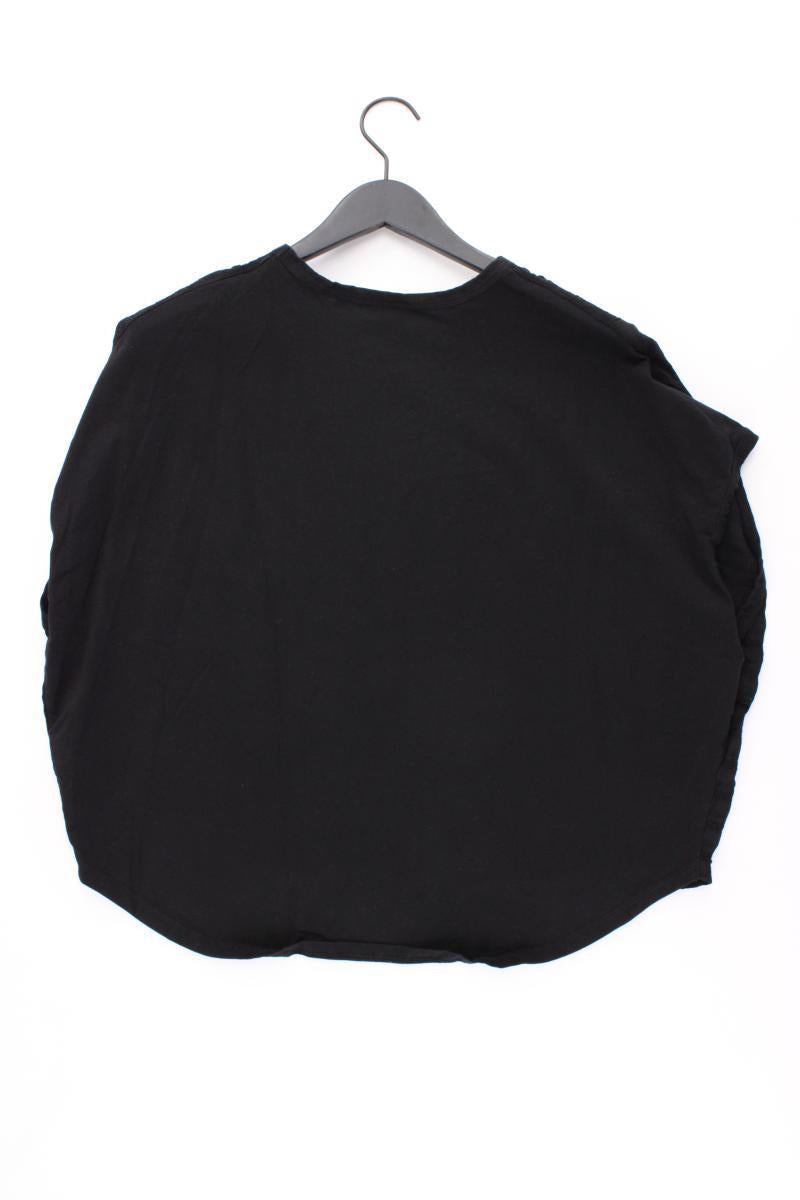 next Kurzarmbluse Gr. 44 schwarz aus Viskose