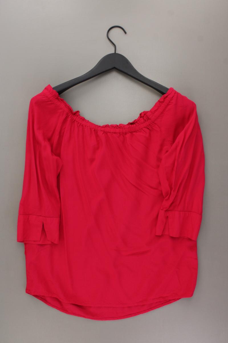 Street One Regular Bluse Gr. 36 3/4 Ärmel mit Carmen-Ausschnitt pink aus Viskose