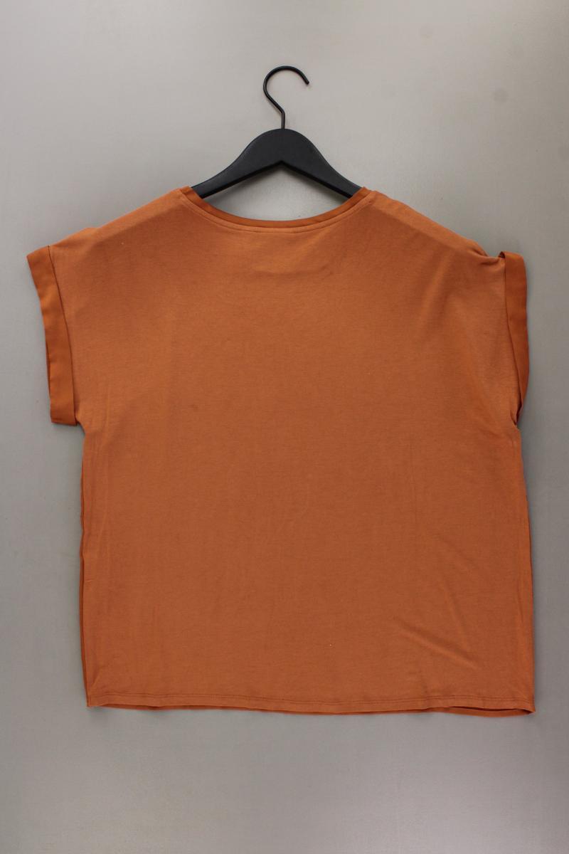 Vila Kurzarmbluse Gr. 40 braun aus Polyester