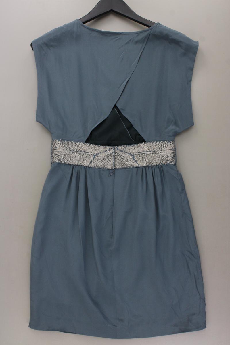 Tibi New York Seidenkleid Gr. US 6 (S) Kurzarm grau