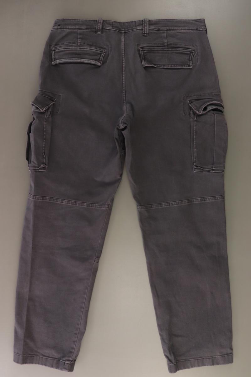 Abercrombie & Fitch Cargohose Gr. W34/L32 grau aus Baumwolle