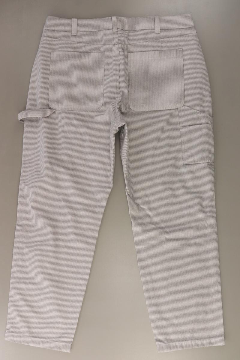 Abercrombie & Fitch Hose Gr. W36/L32 gestreift grau aus Baumwolle