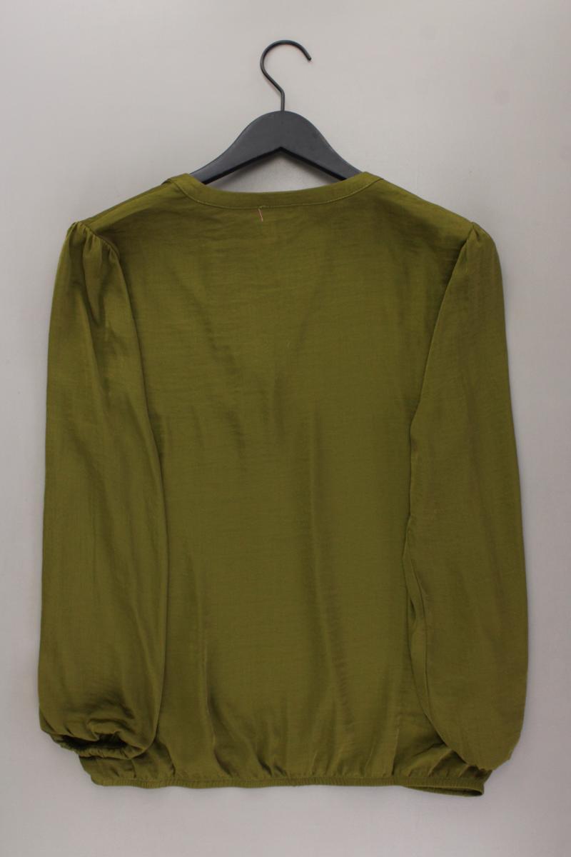 s.Oliver Langarmbluse Gr. 38 olivgrün aus Polyester