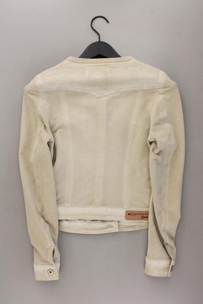 Expresso Übergangsjacke Gr. 38 braun aus Baumwolle
