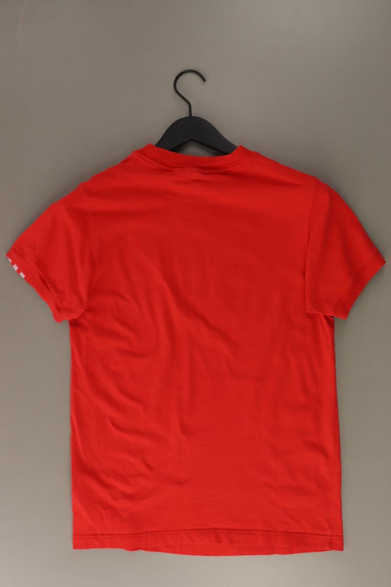 Adidas Sportshirt Gr. 38 Kurzarm rot aus Baumwolle
