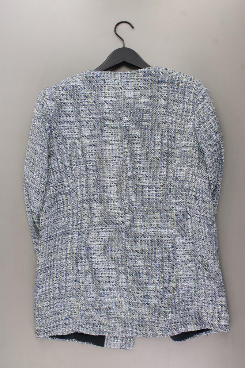 Paola Bouclé Blazer Gr. 42 blau aus Polyester