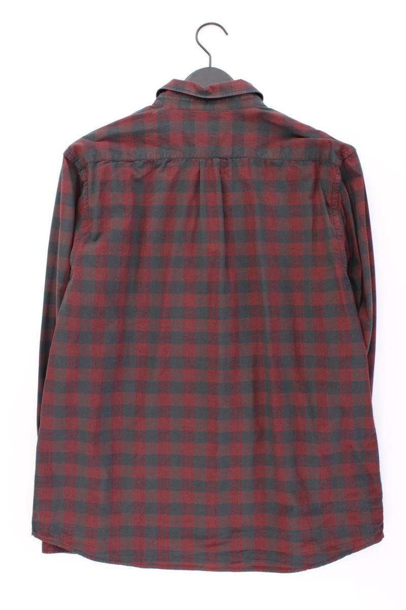 Wrangler Karohemd für Herren Gr. XL kariert Langarm rot aus Baumwolle