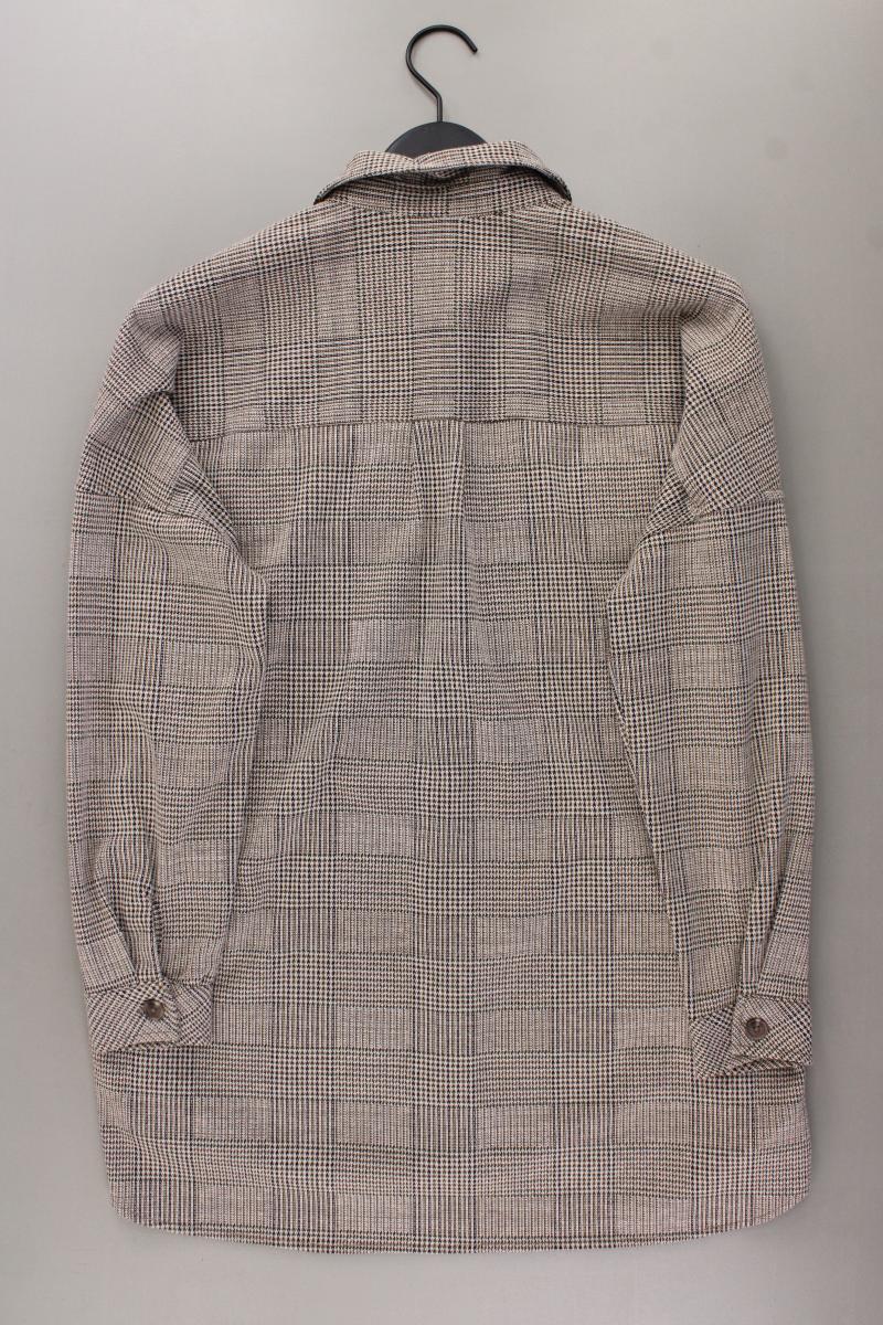 Stradivarius Hemdjacke Gr. S hahnentritt braun aus Polyester