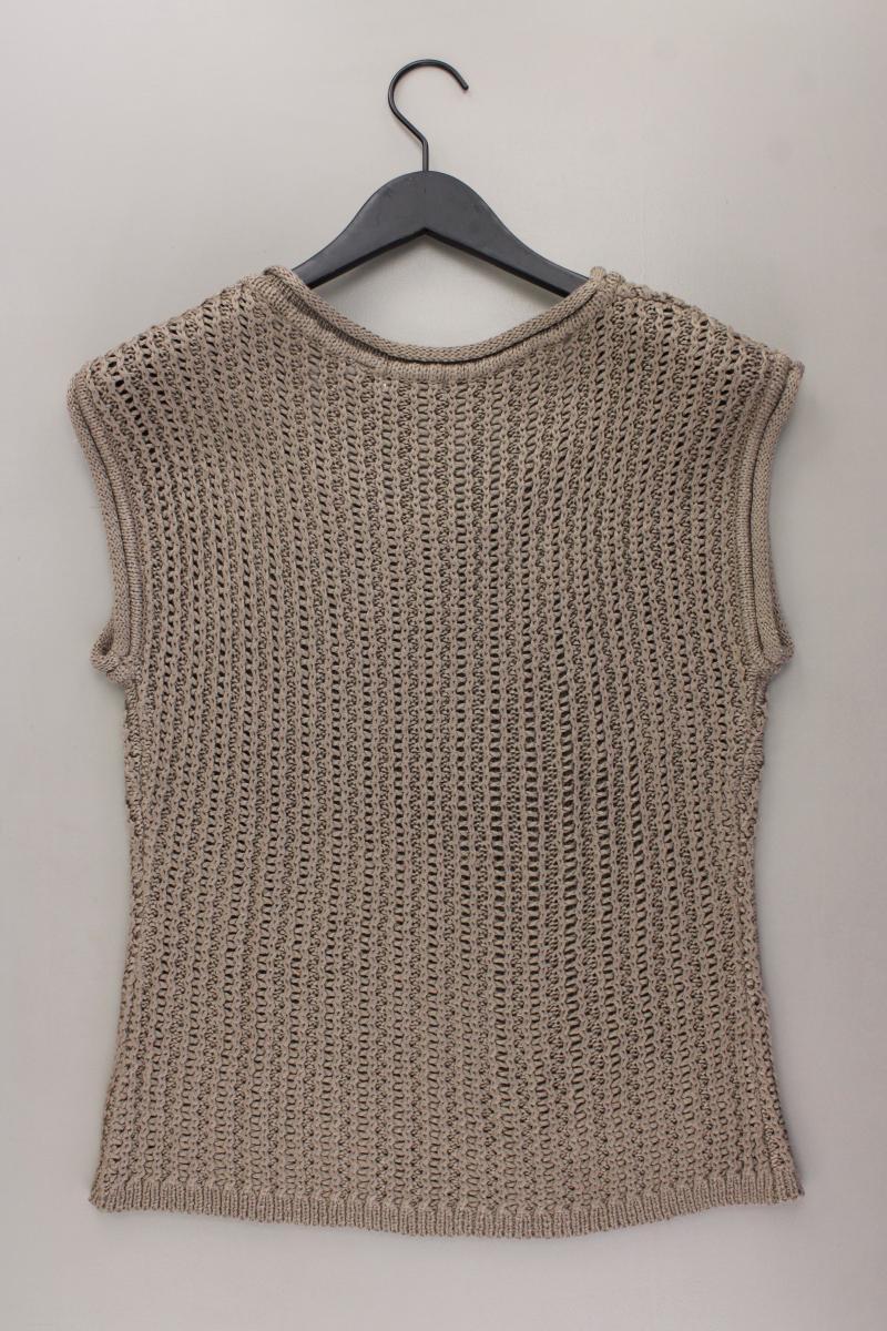 Lisa Tossa Strickshirt Gr. M Kurzarm braun