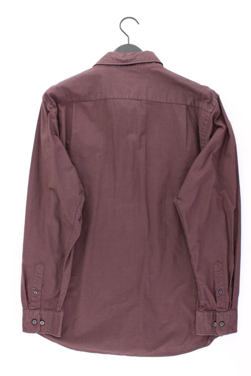 Brax Langarmhemd für Herren Gr. Hemdgröße 43/44 lila aus Baumwolle