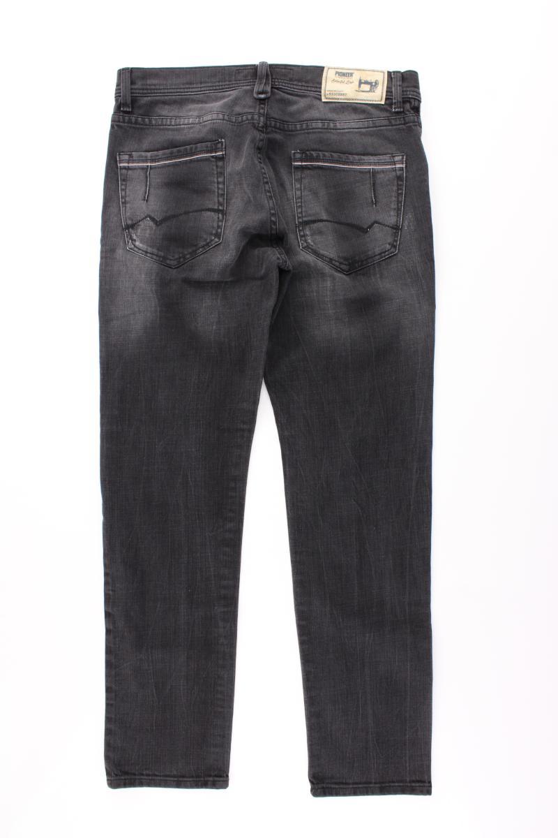 Pioneer Straight Jeans für Herren Gr. W34/L30 Modell Lake grau aus Baumwolle