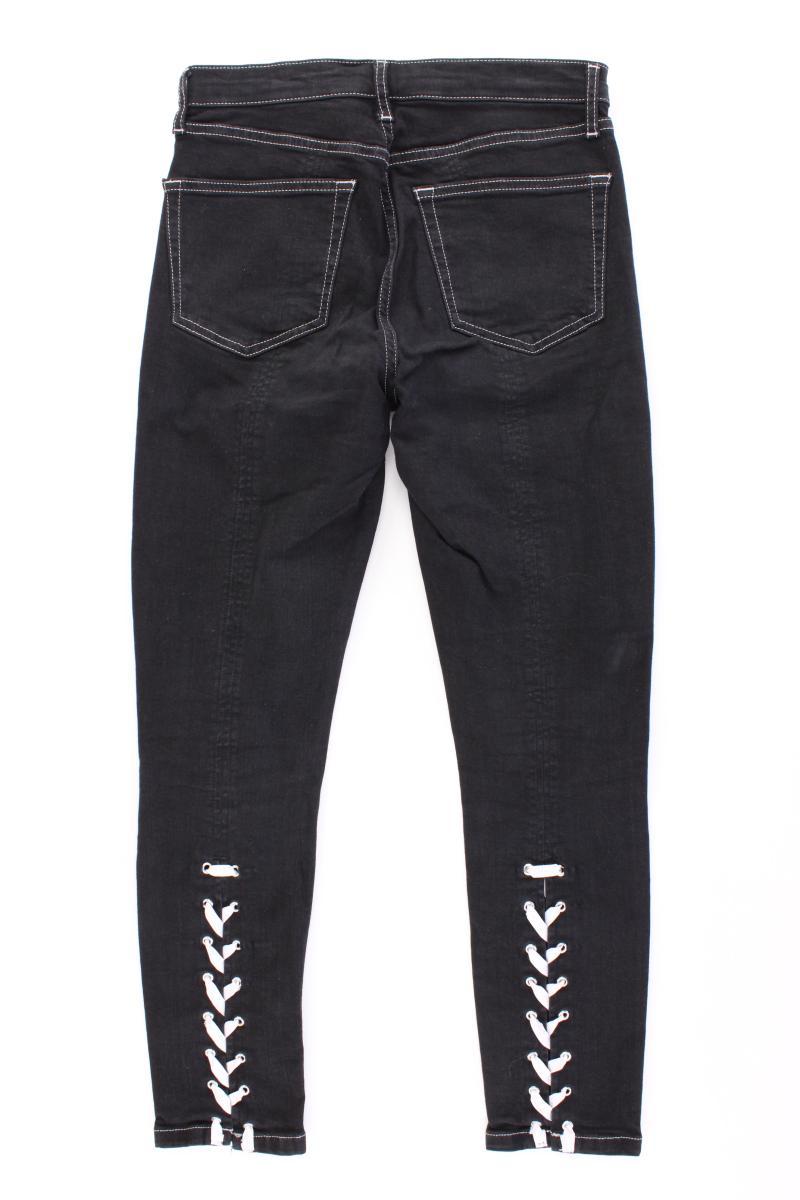 Topshop Skinny Jeans Gr. W30/L30 schwarz aus Baumwolle