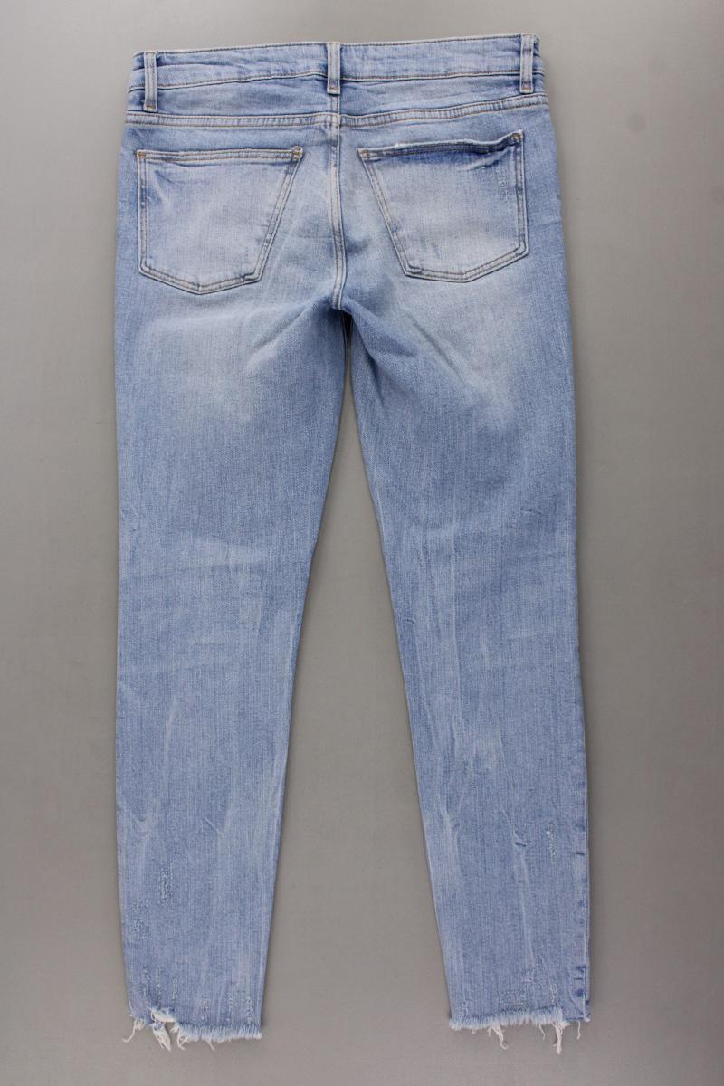 Zara Skinny Jeans Gr. 36 blau aus Baumwolle
