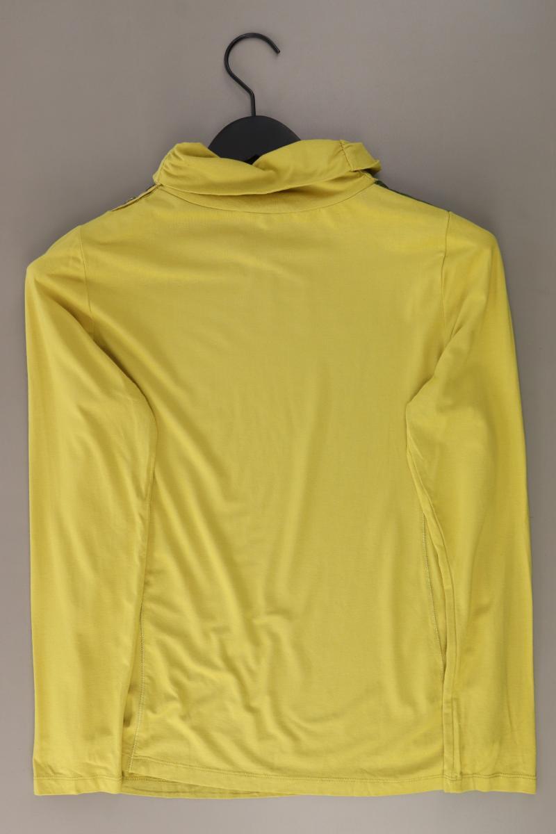 Biba Rollkragenpullover Gr. M gelb aus Viskose